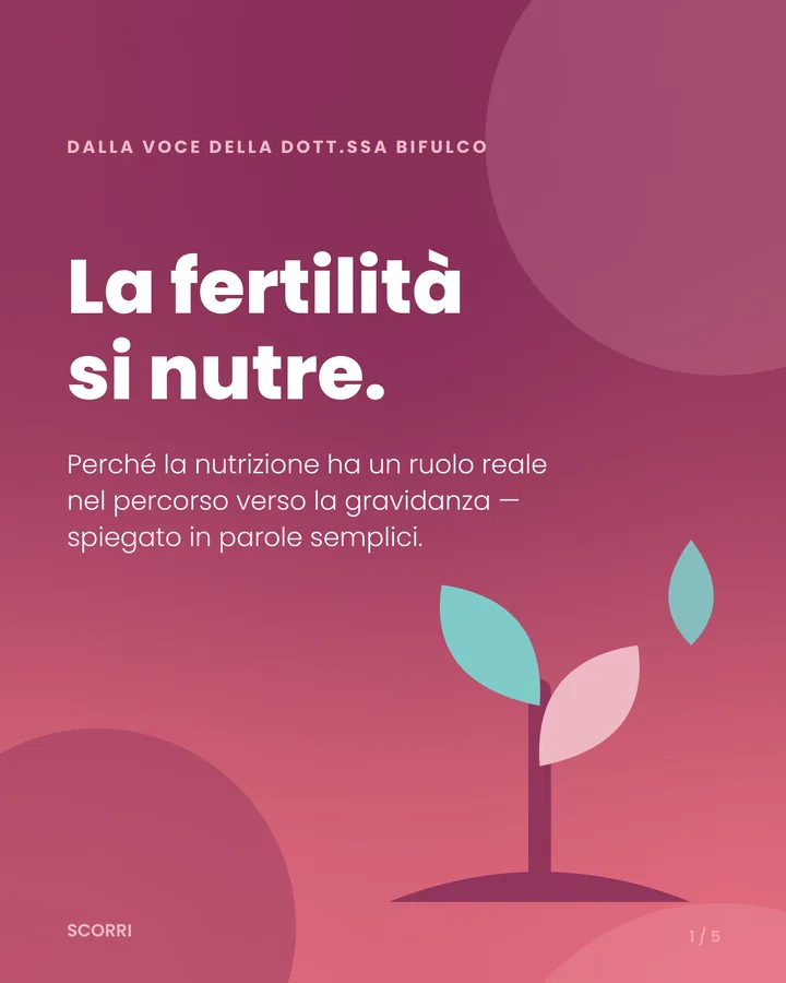 Carousel: ‘La fertilità si nutre.’