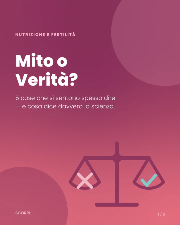 Carousel: ‘Mito o verità? 5 cose che si sentono spesso dire’