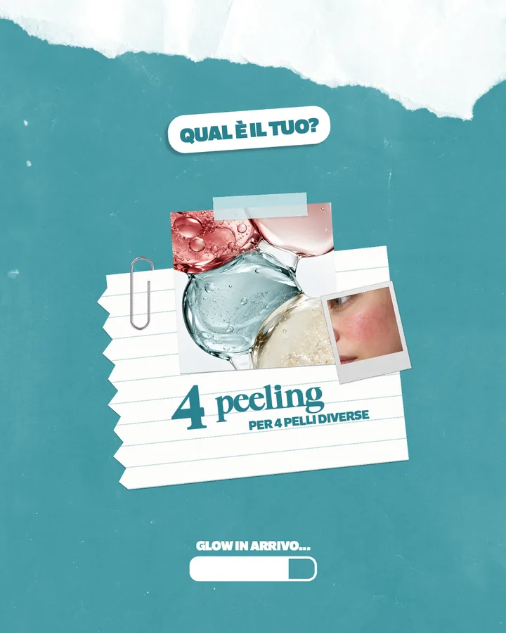Carousel: ‘4 peeling per 4 pelli diverse. Qual è il tuo?’